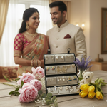 Set Of 12 Korean Style Earrings With Folding Jewelry Box (COMBO 02)