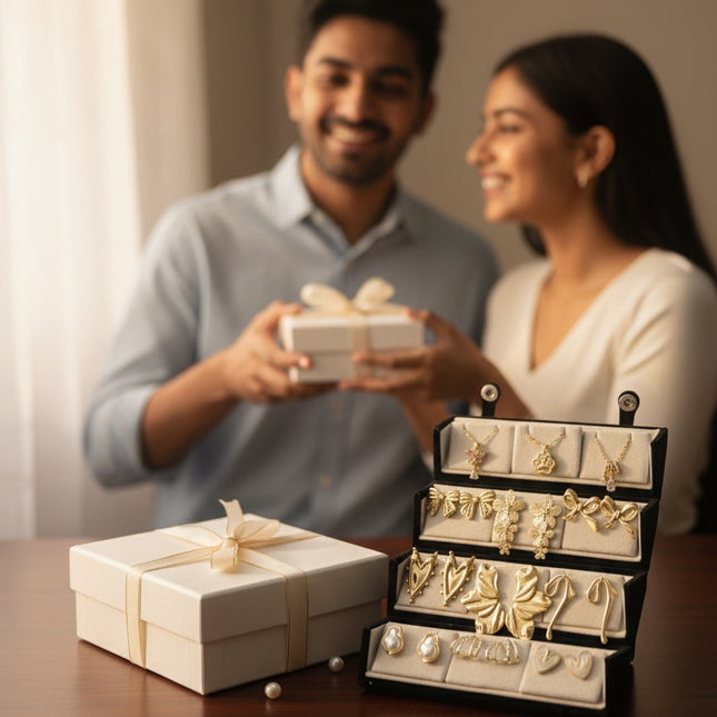Everyday Chic Earrings & Necklace Gift Box – Set of 12 (COMBO 06)