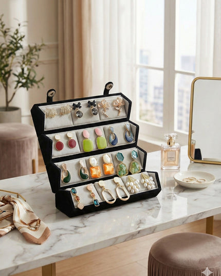Premium K-Glam Earrings Luxury Gift Box – Set of 12 (COMBO 08)