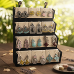 Set Of 12 Oxidized Designer Earrings With Folding Jewelry Box (COMBO 10)