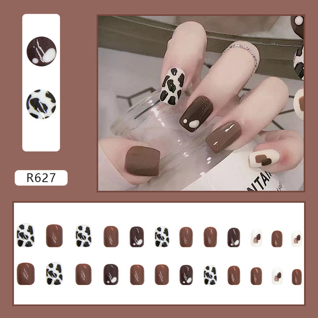 Elegant Minimalist Press-On Nail Set (24pcs) (DESIGN 7414)