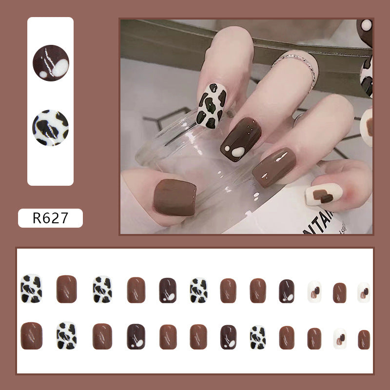 Elegant Minimalist Press-On Nail Set (24pcs) (DESIGN 7414)