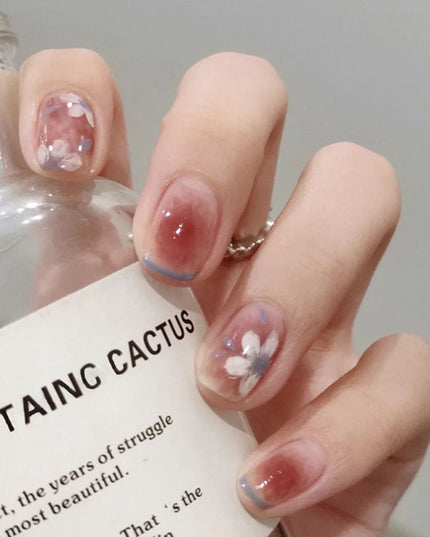 Elegant Minimalist Press-On Nail Set (24pcs) (DESIGN 7454)