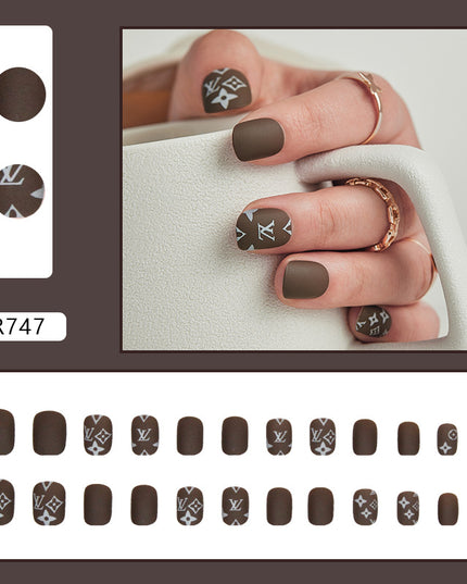 Elegant Minimalist Press-On Nail Set (24pcs) (DESIGN 7460)