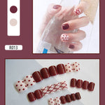 Elegant Minimalist Press-On Nail Set (24pcs) (DESIGN 7407)