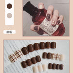 Elegant Minimalist Press-On Nail Set (24pcs) (DESIGN 7315)
