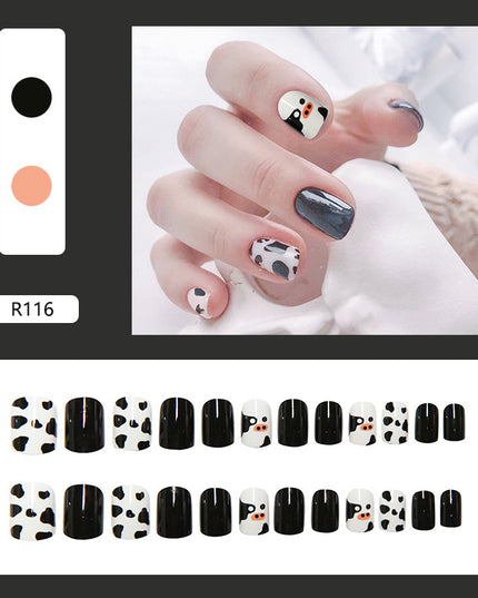 Elegant Minimalist Press-On Nail Set (24pcs) (DESIGN 7452)