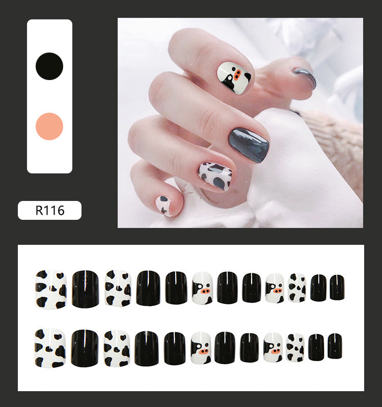 Elegant Minimalist Press-On Nail Set (24pcs) (DESIGN 7452)