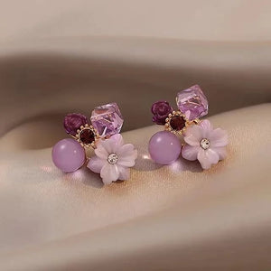 Amethyst Blossom Dream Earring (DESIGN 1001)