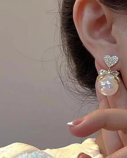 Sweetheart Pearl Drop Earring (DESIGN 1003)