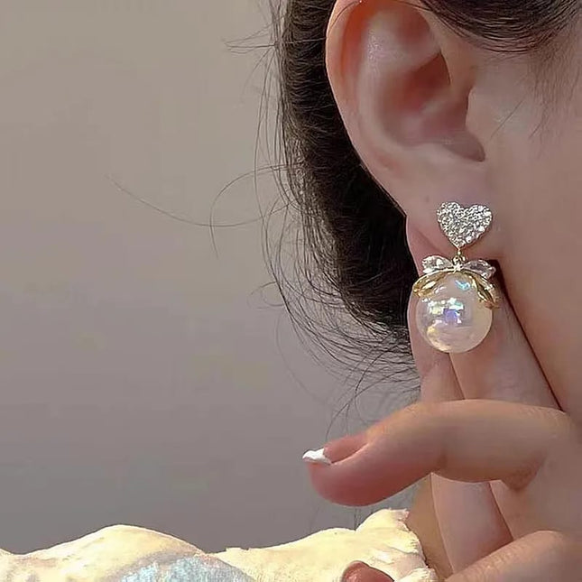 Sweetheart Pearl Drop Earring (DESIGN 1003)