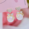 Sweetheart Pearl Drop Earring (DESIGN 1003)