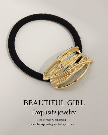 Korean-Inspired Metallic Hair Clamps – Statement Hair Jewelry (DESIGN 8055)
