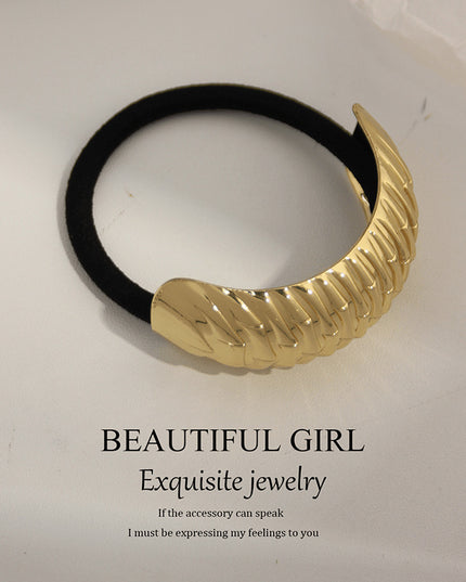 Korean-Inspired Metallic Hair Clamps – Statement Hair Jewelry (DESIGN 8073)