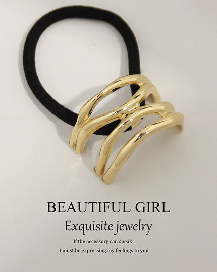 Korean-Inspired Metallic Hair Clamps – Statement Hair Jewelry (DESIGN 8089)