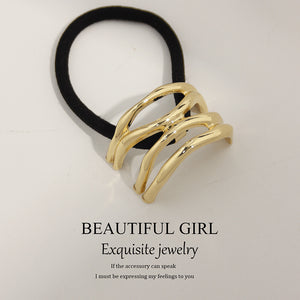 Korean-Inspired Metallic Hair Clamps – Statement Hair Jewelry (DESIGN 8089)