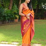 Shubh Lichi Slik  Banarasi Sarees