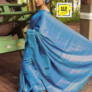 Shubh Lichi Slik Banarasi Saree