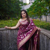 Shubh Lichi Slik Banarasi Saree