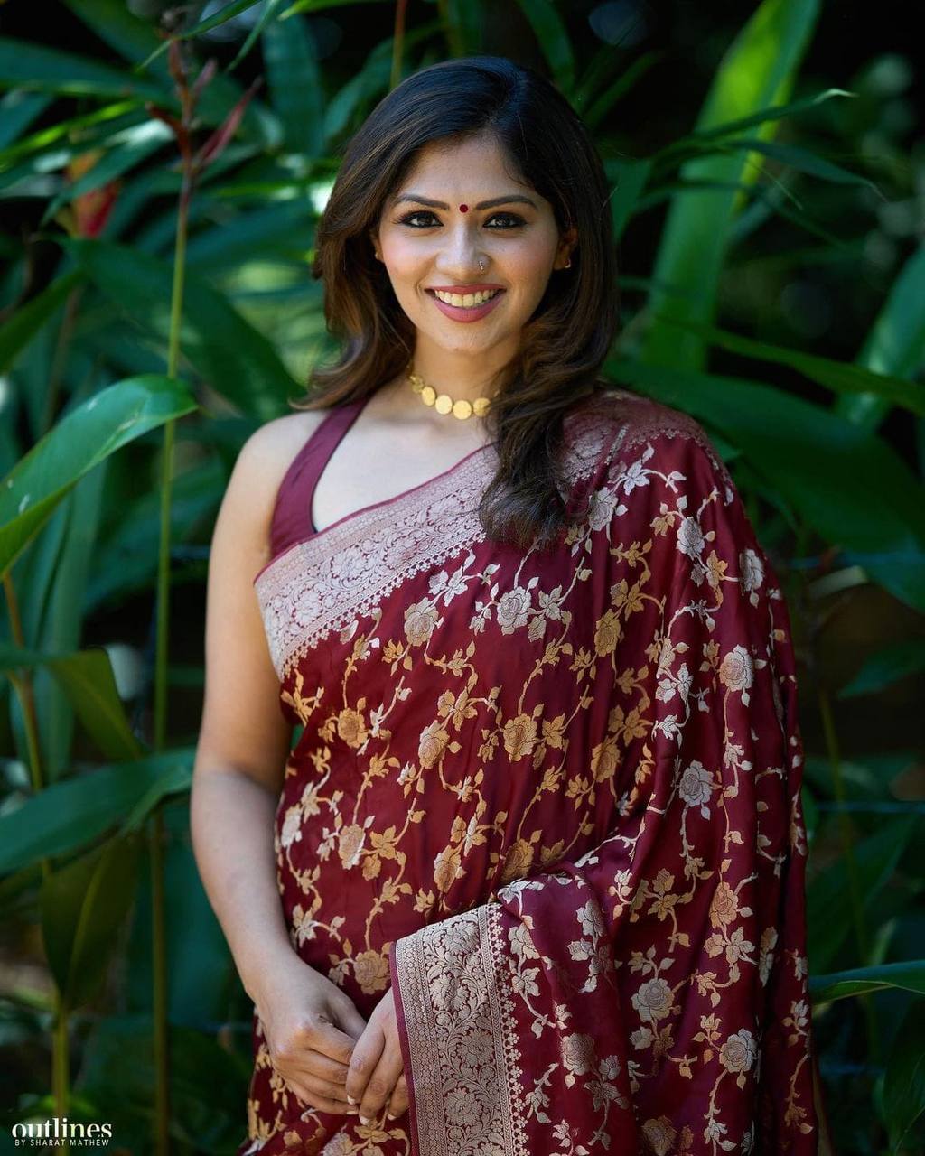 Shubh Lichi Slik Banarasi Saree