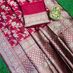 Shubh Lichi Slik Banarasi Saree