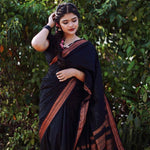 Shubh Lichi Slik Banarasi Saree