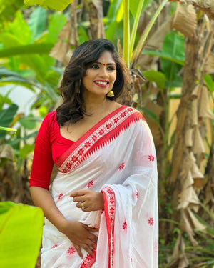 Shubh Lichi Slik Banarasi Saree