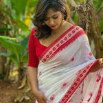 Shubh Lichi Slik Banarasi Saree