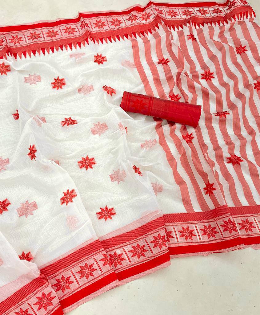 Shubh Lichi Slik Banarasi Saree