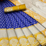 Shubh Lichi Slik Banarasi Saree