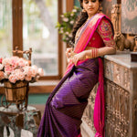 Shubh Lichi Slik Banarasi Saree