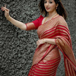 Shubh Lichi Slik Banarasi Saree