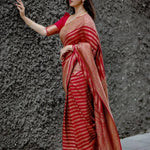 Shubh Lichi Slik Banarasi Saree