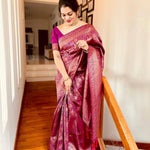 Shubh Lichi Slik Banarasi Saree