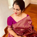 Shubh Lichi Slik Banarasi Saree