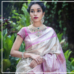 Shubh Lichi Slik Banarasi Saree