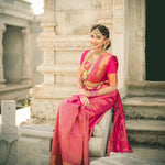 Shubh Lichi Slik Banarasi Saree