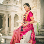 Shubh Lichi Slik Banarasi Saree