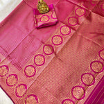 Shubh Lichi Slik Banarasi Saree