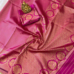 Shubh Lichi Slik Banarasi Saree