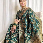 Shubh Lichi Slik Banarasi Saree