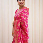 Shubh Lichi Slik Banarasi Saree