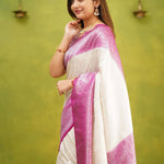 Shubh Lichi Slik Banarasi Saree