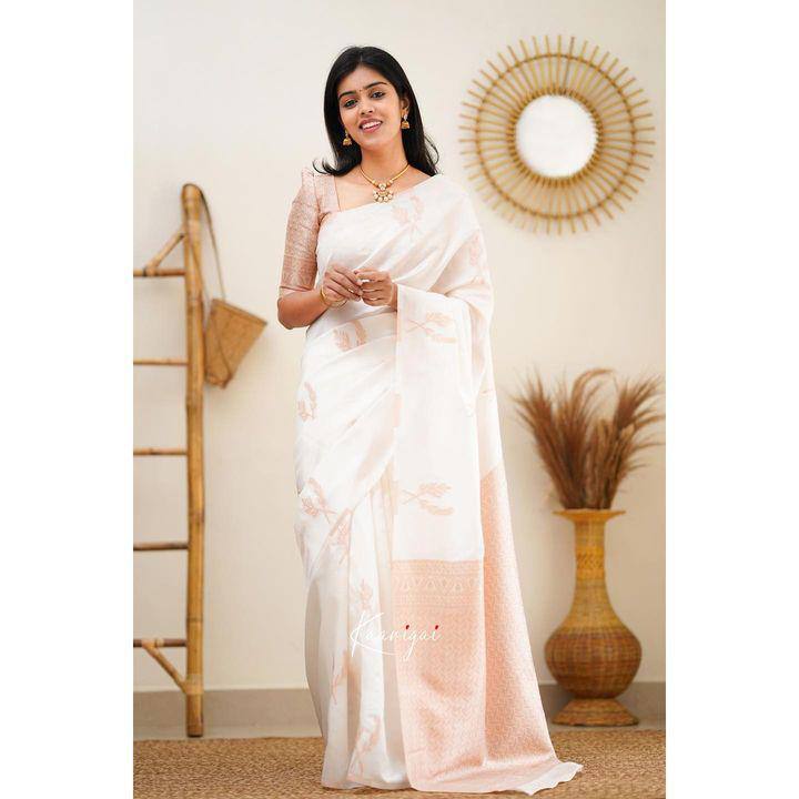 Shubh Lichi Slik Banarasi Saree