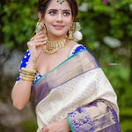 Shubh Lichi Slik Banarasi Saree