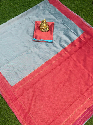 Shubh Lichi Slik Banarasi Saree