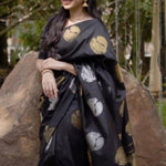 Shubh Lichi Slik Banarasi Saree