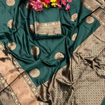 Shubh Lichi Slik Banarasi Saree