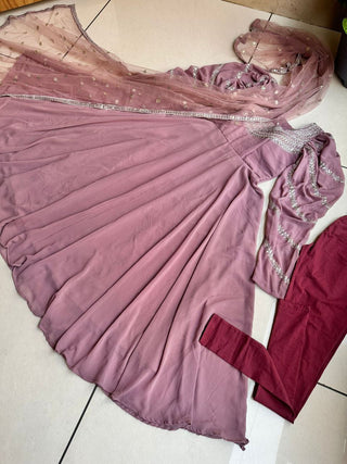 Zoya Designer Party Gown & Dupatta Set