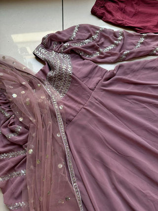 Zoya Designer Party Gown & Dupatta Set